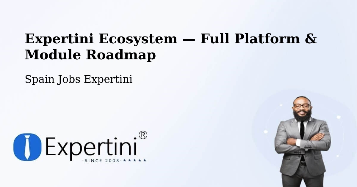 Expertini Ecosystem — Full Platform & Module Roadmap – Codos