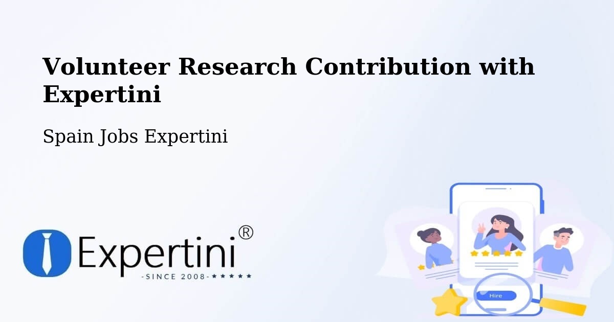 Volunteer Research Contribution Program – Codos - Spain Jobs Expertini
